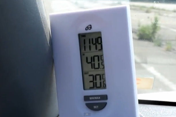 termometr w samochodzie - Marcin Maziarz