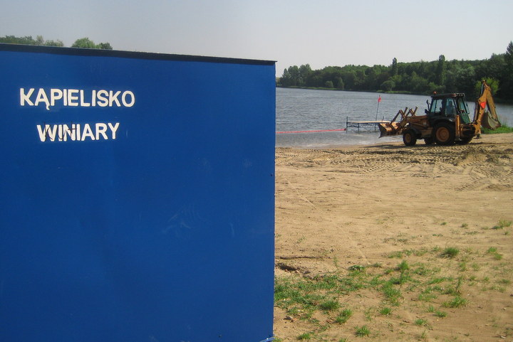 plaża nad jeziorem winiary - Rafał Muniak