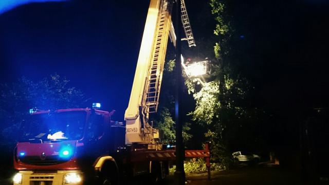 nawałnica w poznaniu usuwanie drzew - Straż Pożarna Poznań
