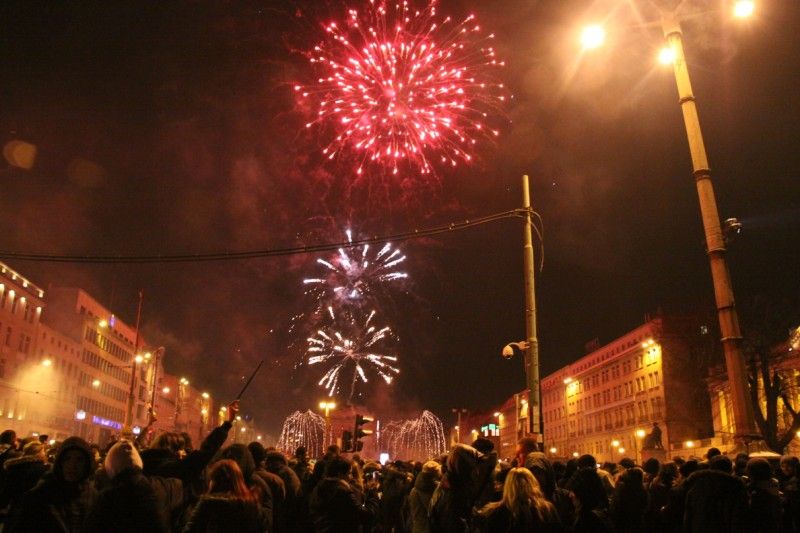 Fajerwerki na pl. Wolności 2009 - Radio Poznań