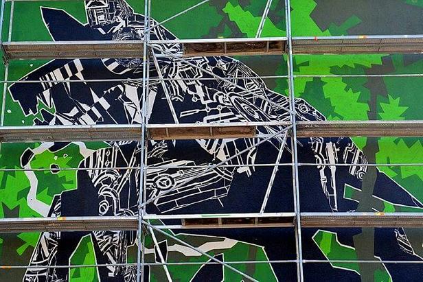 kolejny mural w Turku - Emilia Chudzińska