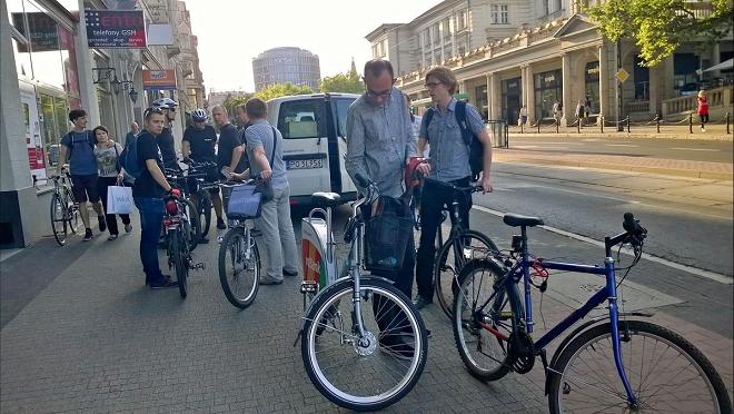 Plac Wolnosci stale utrudnienia dla rowerzystow - Urząd Miasta Poznania