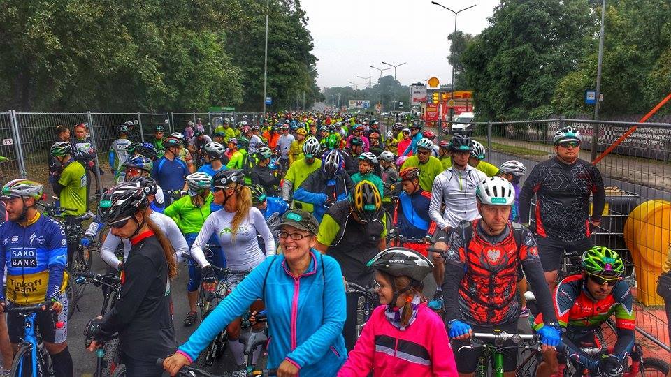 poznan bike challenge 2015 start - Poznań Bike Challenge