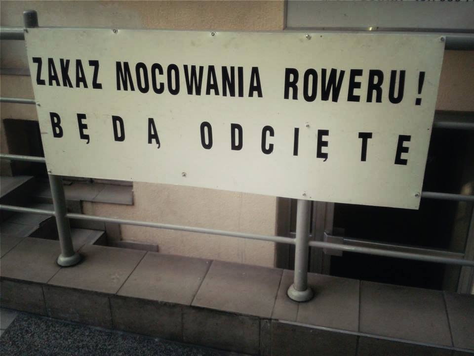 odciecie rowerow - Szymon Mazur