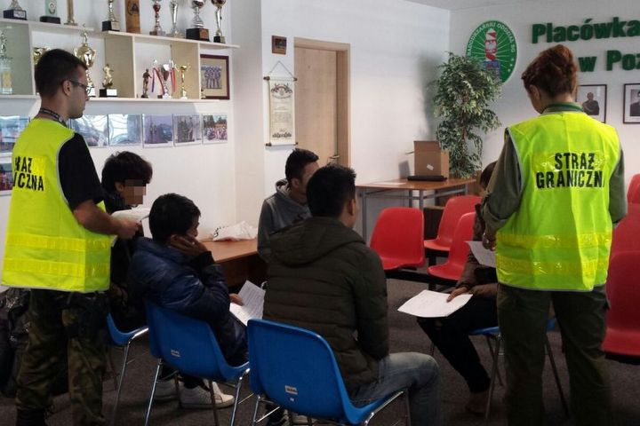 zatrzymani wietnamczycy - Straż Graniczna Poznań