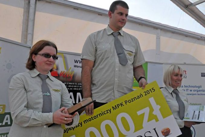 mpk poznan najlepszy motorniczy 2015 - MPK Poznań