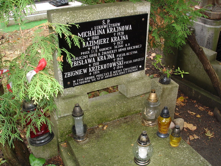 Zapal Znicz na grobie AK przy ul. Bluszczowej w Poznaniu. 