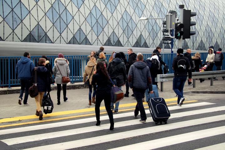 przejście naziemne otwarcie