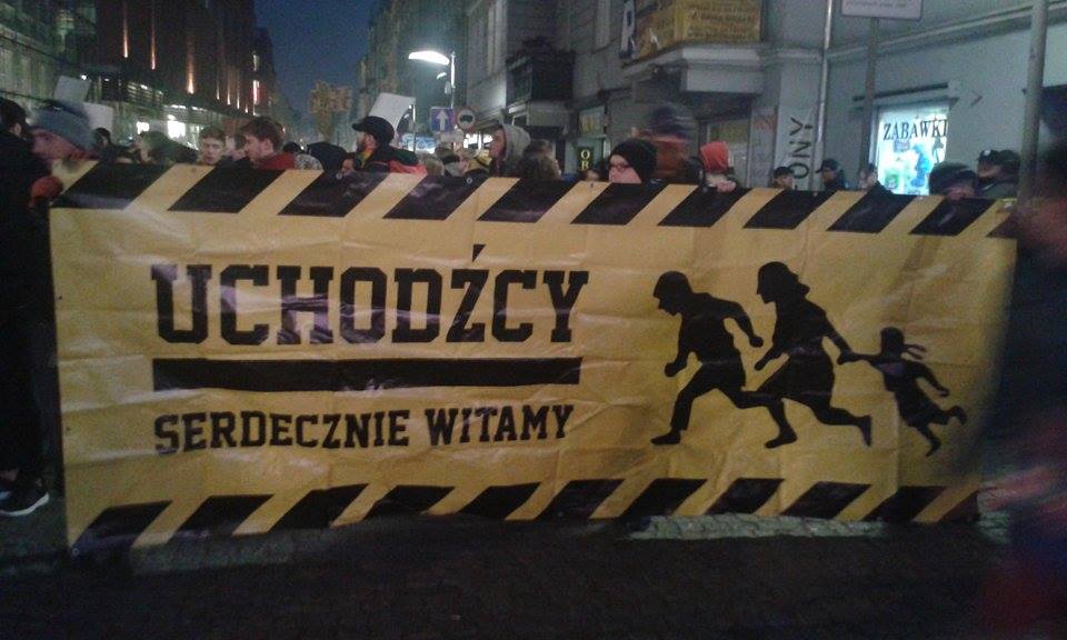 rasizm manifestacja lewica - Maciej Kluczka